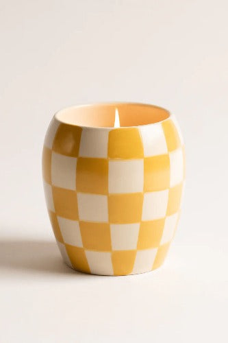 Checkmate Candle - Orchre / Golden Amber