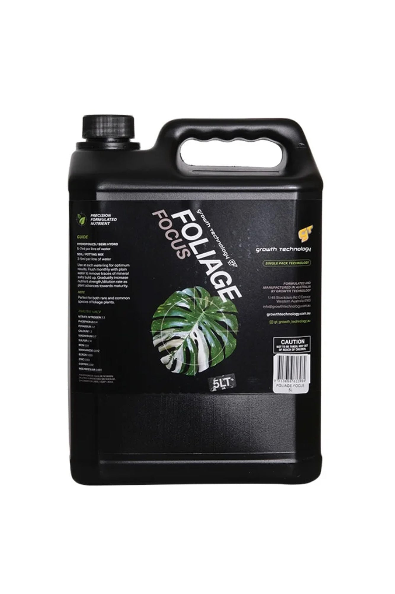 gt focus on foliage plant fertilizer Buy GT Foliage Focus (5L) - PICK UP / LOCAL DELIVERY ONLY Online
